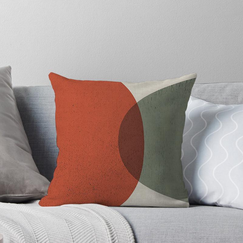 Haus Dekorativ Zuhause Kissenbezug für Sofa Kissenbezug 45*45 Nordisch 40*40cm 40x40cm 50x50 Wohnzimmer abstrakt 60x60 grau Boho