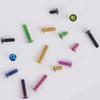 Multiple Color M4 p0.7mm x 8 10 12 14 16 18 20 -45mm GR5 Titanium Alloy Countersunk Screw Bolt  T20 Torx Flat Head For Motocycle