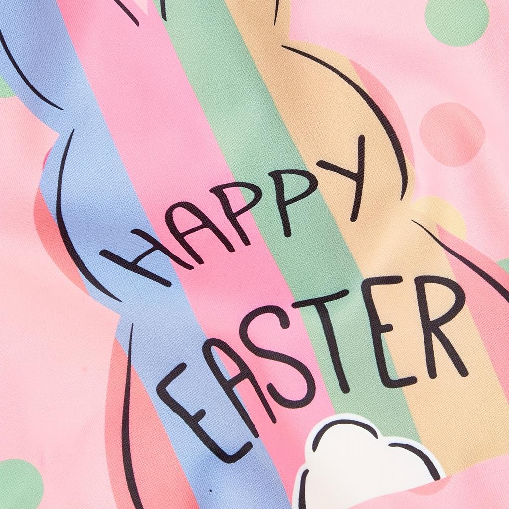 Easter Dog Vest Everyday Dog Hoodie and Holiday Pink Pet T-shirt for Small Dogs and Cats