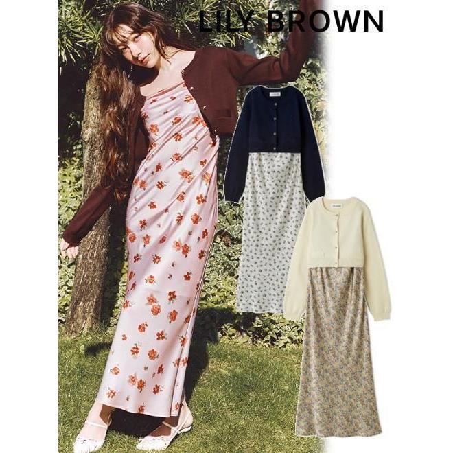 (Limited time 20% OFF & 300 yen OFF) Lily Brown / Lily Brown Cardset Print Cami Dress 26 Spring/Summer LWFO261084