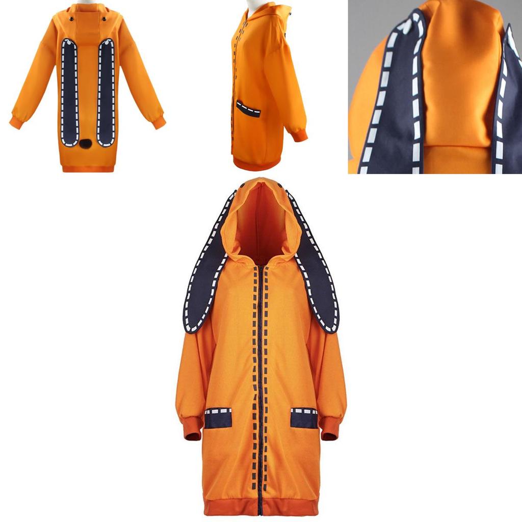 Kakegurui Runa Yomozuki Cosplay Costume Stylish Hoodie Coat For Anime Fans