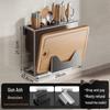 Kitchen Wall-Mounted Knife and Utensil Organizer