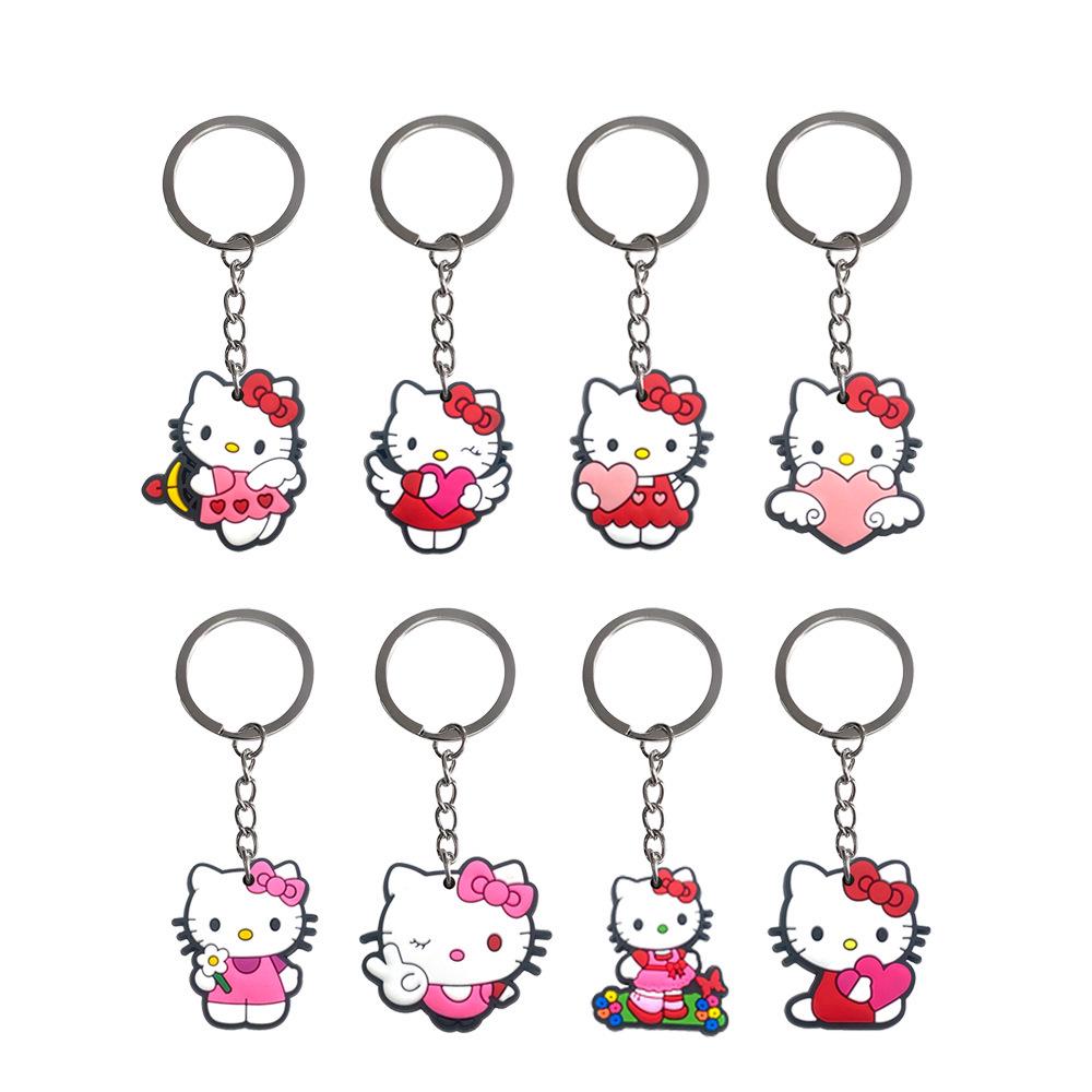 HelloKitty Keychain Soft Rubber Pendant - Small Gift Accessory