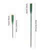 25 Pcs Green Floral Water Tubes Reusable Plastic Stem Water Tubes with Silicone Caps for Flower Stem Arrangements