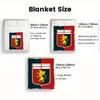 Genoa 2D Flat Pattern Flannel Blanket High Quality All Seasons Warmth and Comfort Perfect for Christmas Gifts.