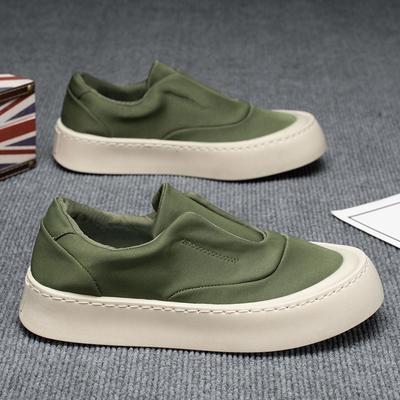 Herren Casual Board Schuhe Frühling und Sommer neu rutschfest dicksohlig atmungsaktiv leicht faul ein Pedal Board Schuhe Herren Sportschuhe