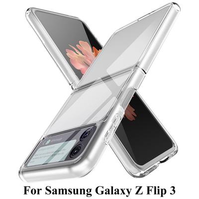 Clear Slim Soft Phone Case For Samsung Z Flip 3 4 Silicone Cover For Samsung Galaxy Z Flip 3 Fundas Transparent Case For Z Flip3
