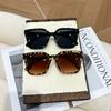 2pcs European and American Retro Style Men's and Women's Fashionable Sunglasses Trend Versatile Summer Sun Shading and UV Protec