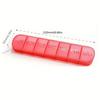 Weekly Pill Case Portable 7 Days Medicine Tablet Box Travel Drugs Storage Organizer Vitamin Fish Oil Compartments Packaging Case