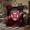 Fulham Fußball Druck Flanell Decke Weich Warm Sofa Bett Überwurf für Zuhause Büro Schlafzimmer
