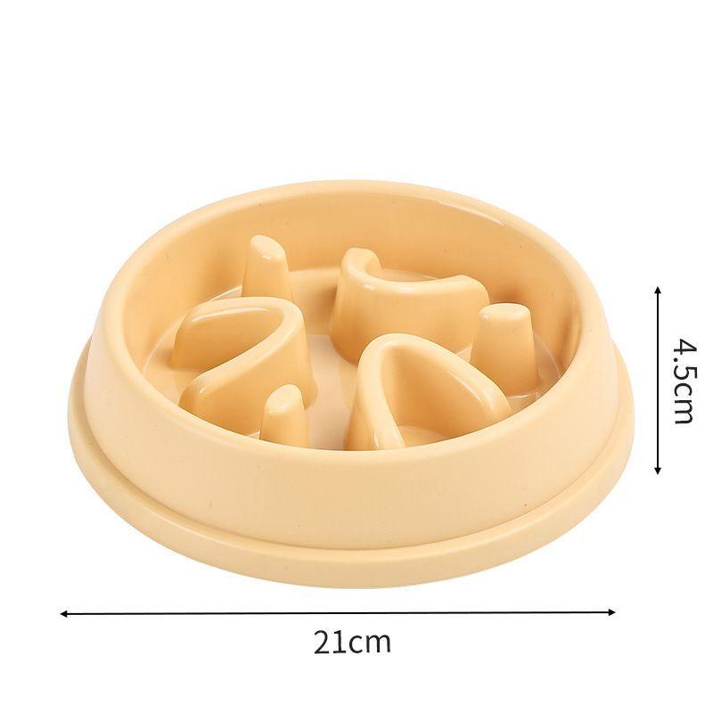Pet Non-slip Overturning Explosion-proof Food Dog Bowl, Slow Food, Slow Food, Anti-choking Food Bowl