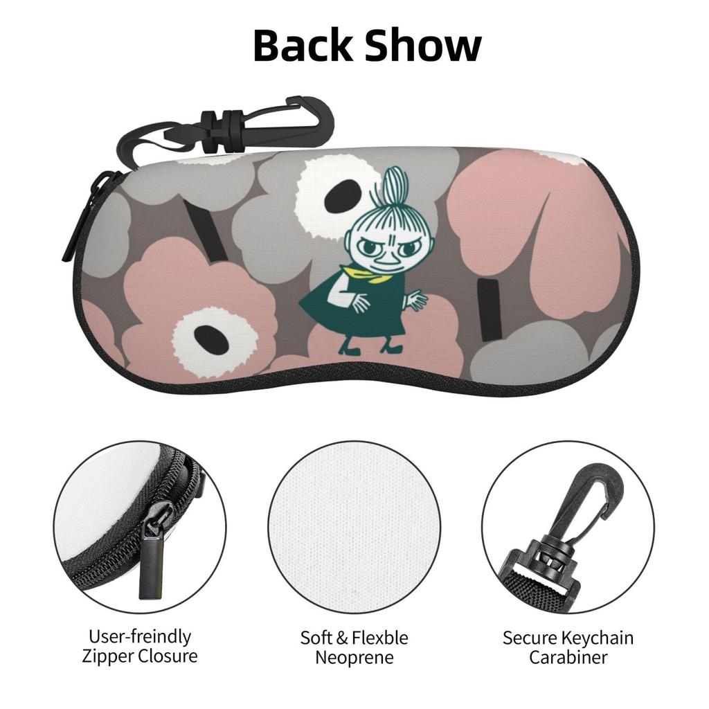 Asamike Eyeglasses Nordic Fairy Tale Little My Fairy Simple Perfect for Travel and Business Trips Pouch/Case, Design, Unisex, Men's/Women's,