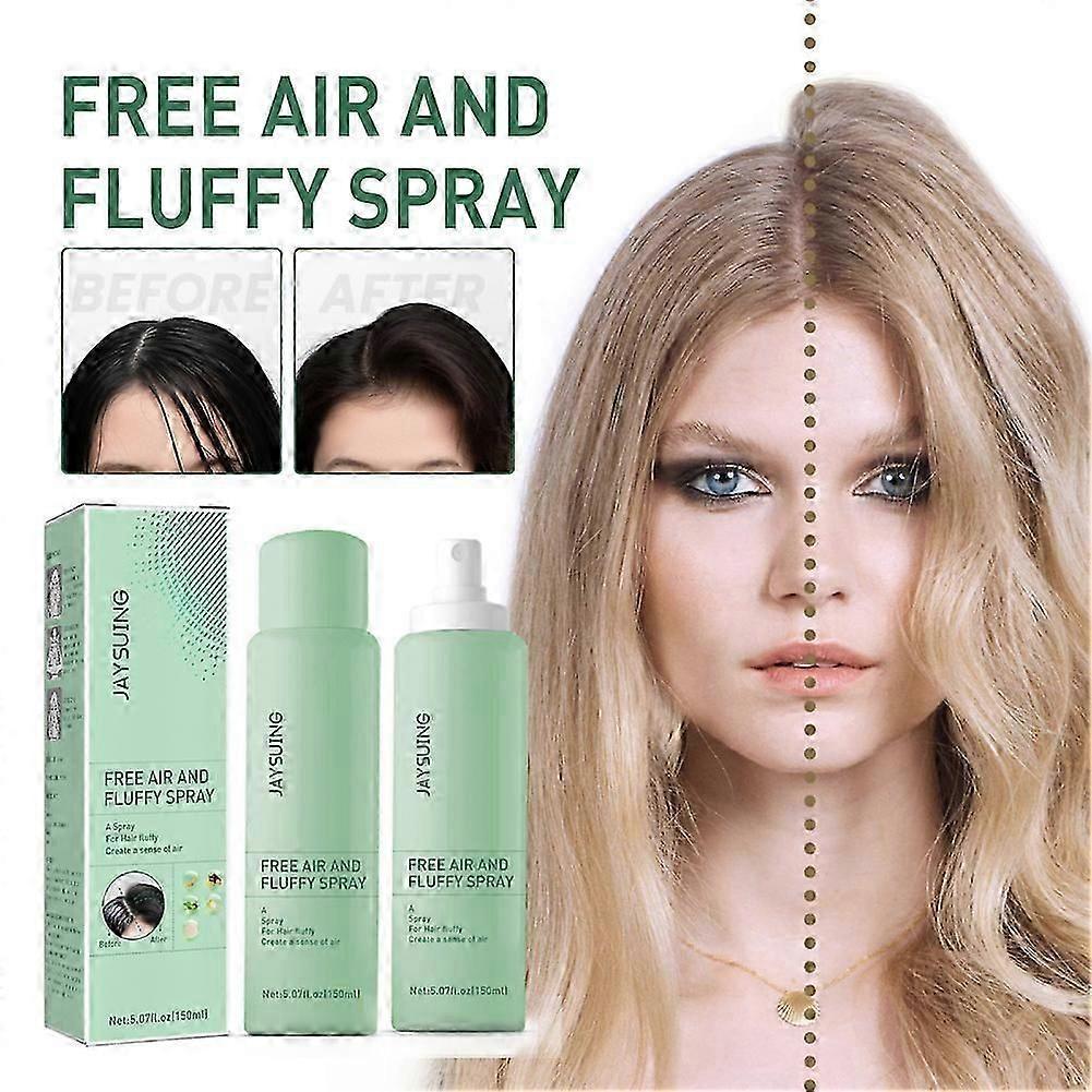2Pcs Air Feeling Fluffy Spray Hair Fluffy No Wash Dry Shampoo Hair Refreshing Root Hairstyle Shampoo Brighten Lazy Oil Control Spray