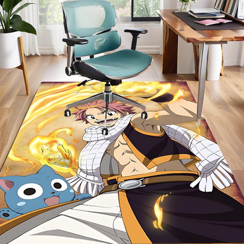 1pc Fairy Tail2 Design Area Rug - Non-Slip, Soft & Cozy Floor Mat for Living Room, Bedroom, Office - Indoor/Outdoor Decorative Carpet