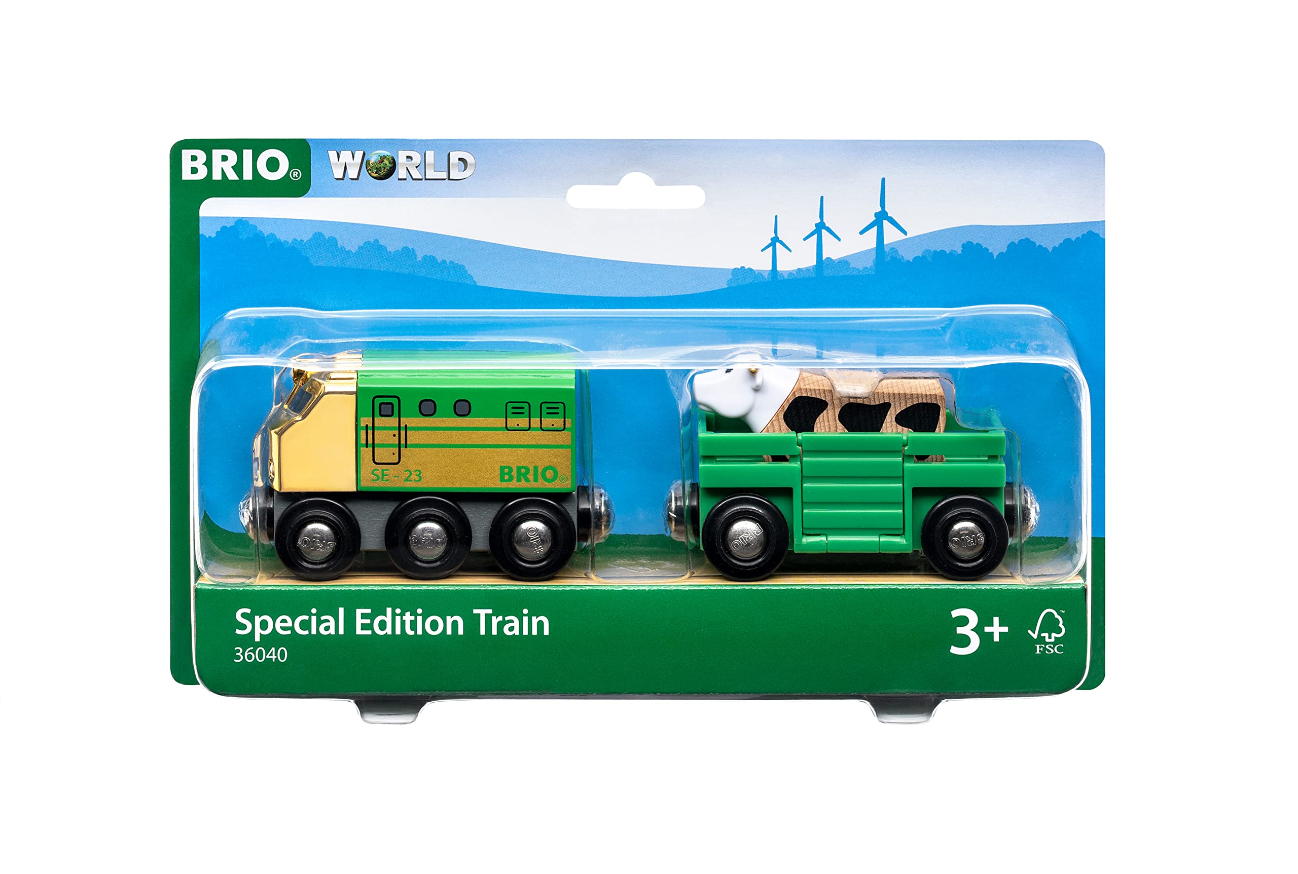 

BRIO 2023 Limited Edition Train Ages Wooden Gift 36040, 3+ [Toy, Toy, Locomotive, Car, (Birthday/Christmas)]