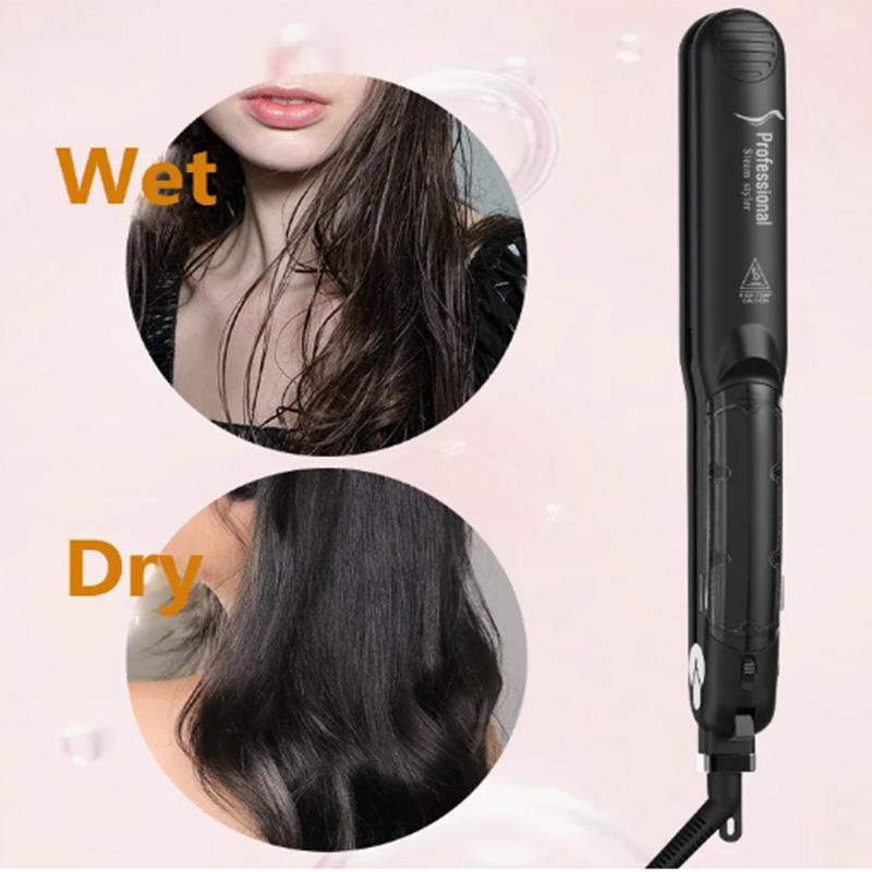 Professional Digital Lcd Display Steam Flat Irons for Hair Beauty and Curling Iron Straightener Planchas De Cabello