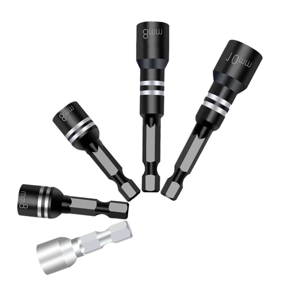 8mm Socket Bit DIY Socket Wrench Magnetic Nut Screwdriver  for Power Drills Drivers Socket Kit