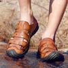 New Genuine Leather Men Sandals Summer Beach Shoes Men Breathable Wear -Resistant Windproof Quick -Drying Outdoor Sneakers 38 -48