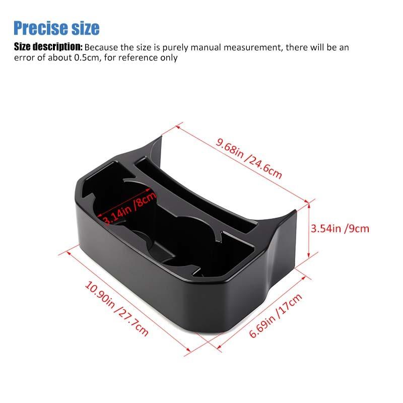 Rear Seat  Water Cup Holder Storage Box Organiser Container For Jeep Wrangler JL ,For JT Gladiator 2018 Up Car Interior Acessories