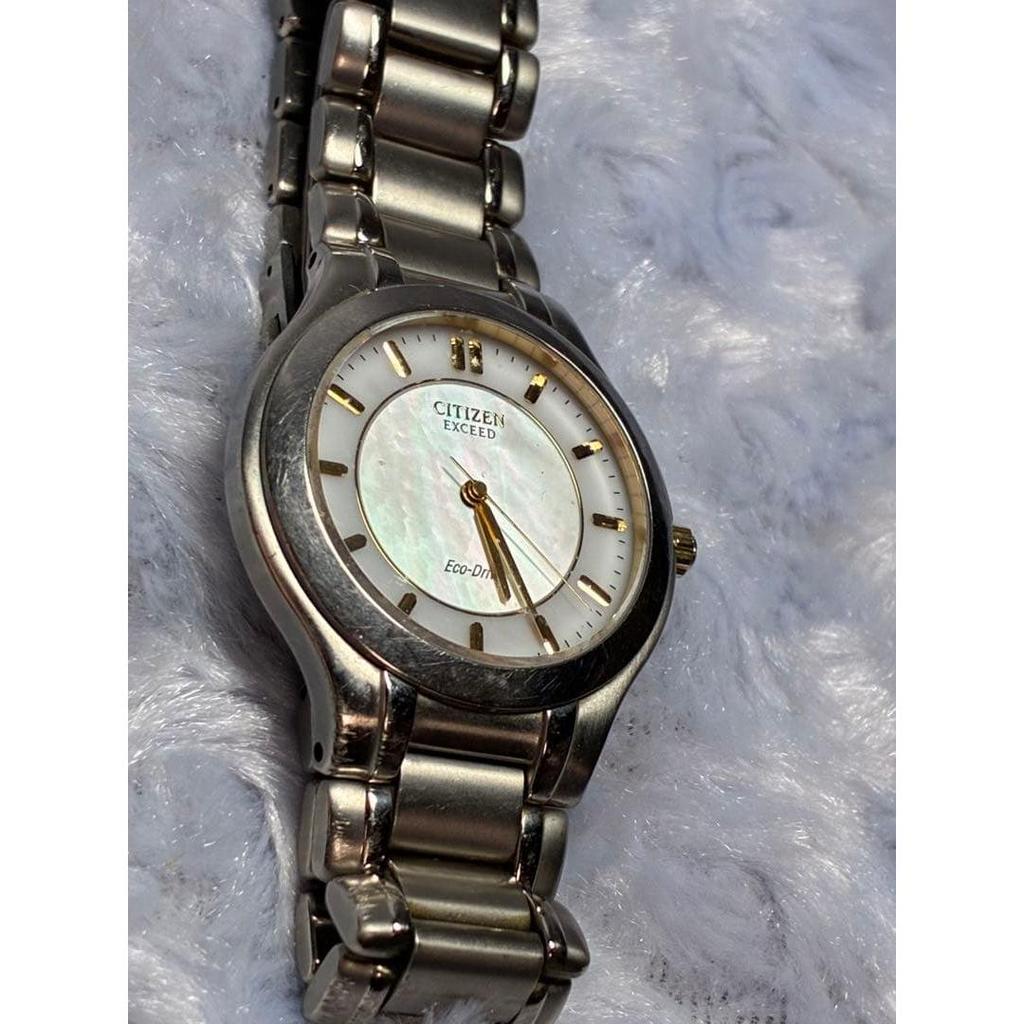 Used Citizen Exceed Eco Drive Titanium Solar Watch