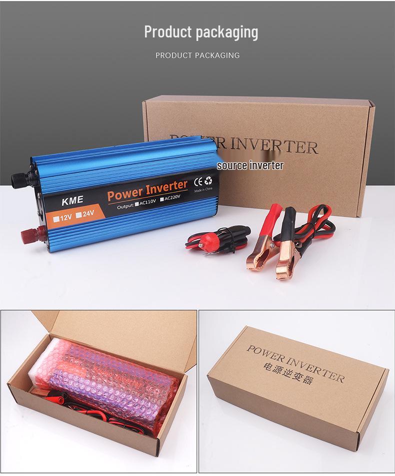 Smart Car Solar Inverter 12V/24V To 220V Converter