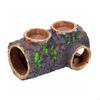 Easy To Clean Hollow Tree Trunk | Realistic Textured Texture, Reptile Hide with Lids, Multiple