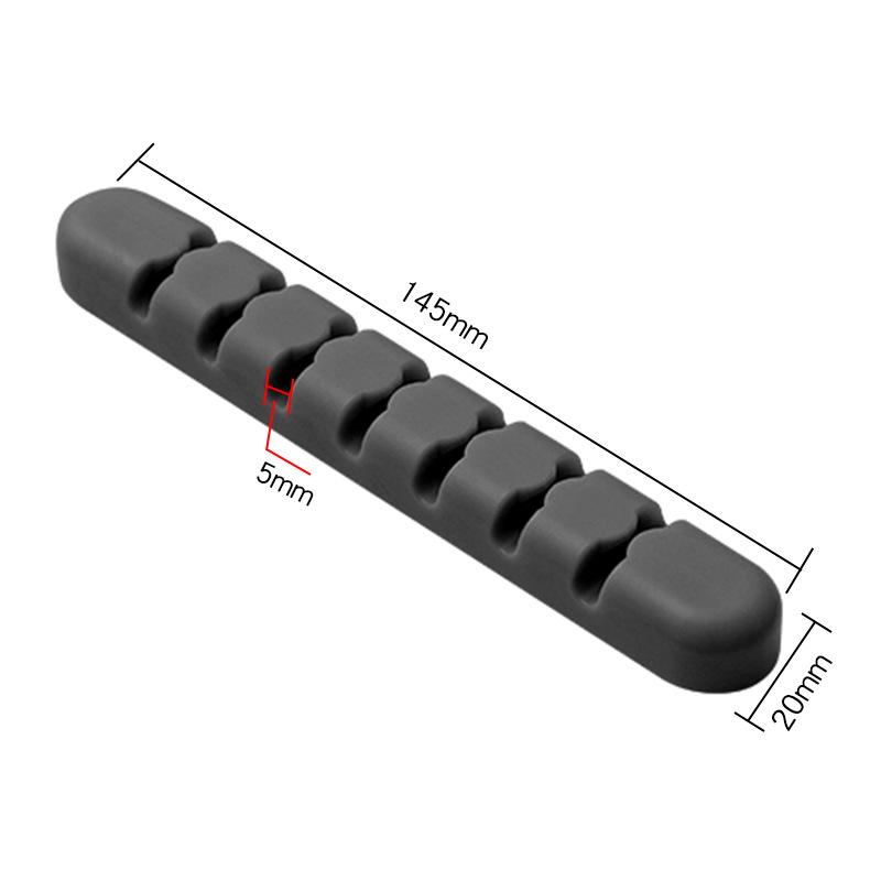 

Однотонный самоклеящийся силиконовый магнитный органайзер для кабелей, держатель для кабелей, силиконовые гибкие настольные зажимы, органайзер для провода мыши
