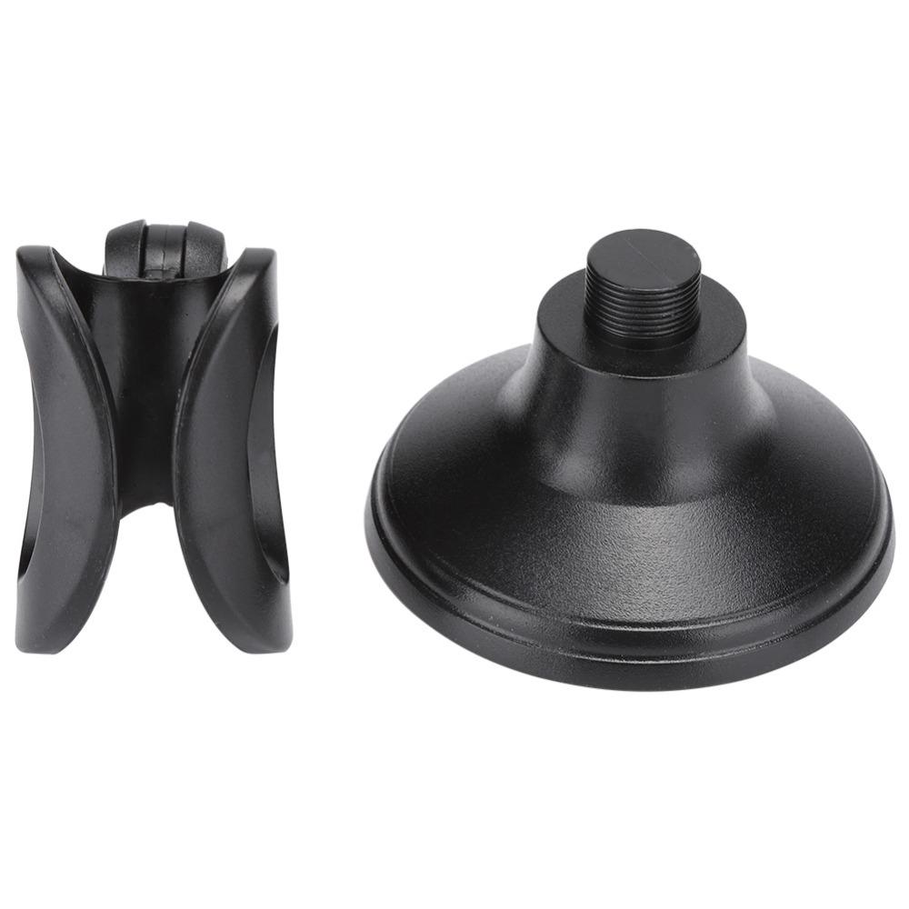 Adjustable Desktop Mini Microphone Stand Stable Base Mic Clip Mount  Online Meetings