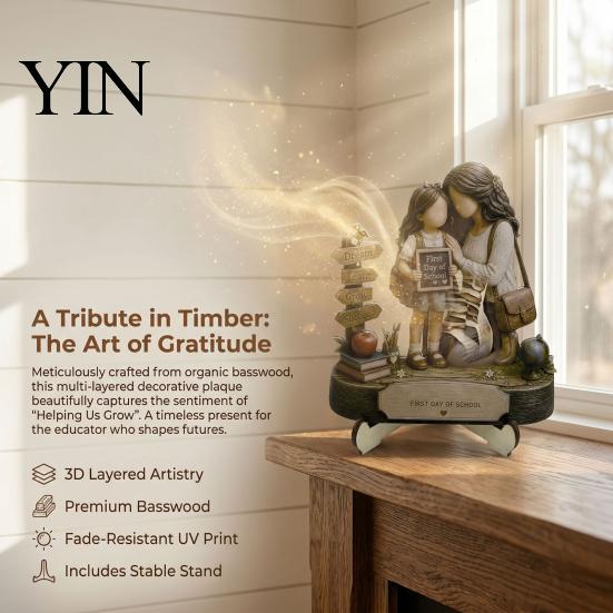 Minimalist Decorative Home Accessories Wooden Reading Desktop Ornaments for Office Decor, Figurine, Sturdy Durable Pieces Creative Art Craft