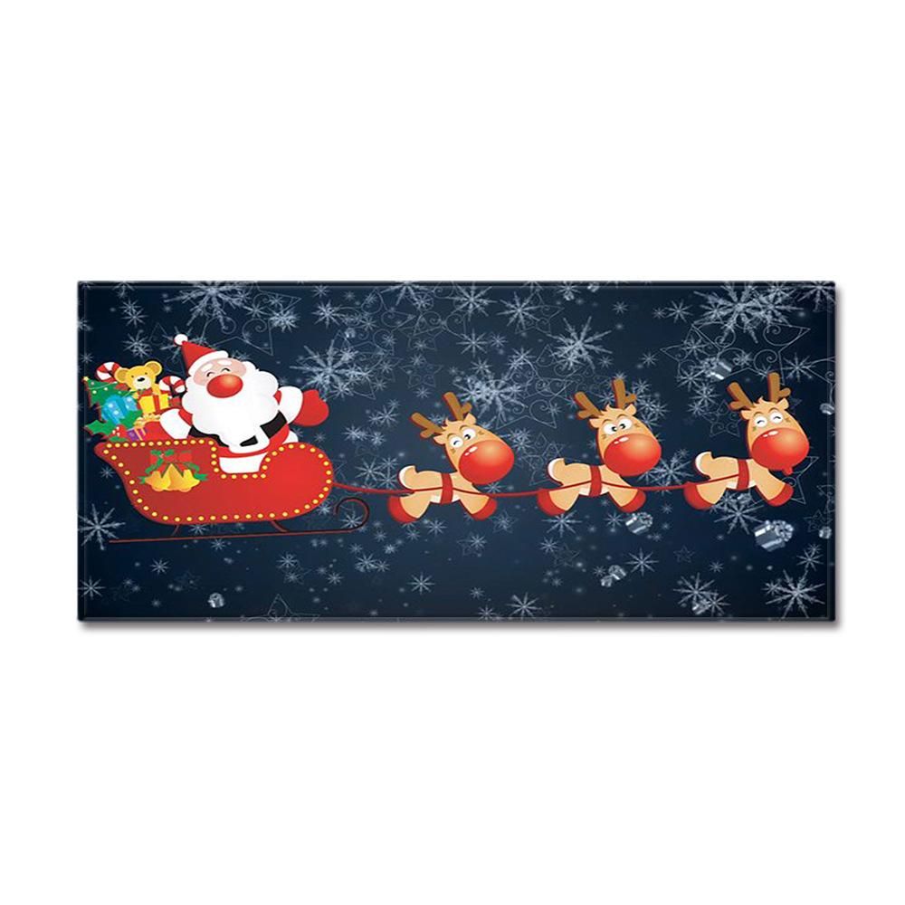 Christmas Kitchen Sand Carpet Doormat Long Floor Mat