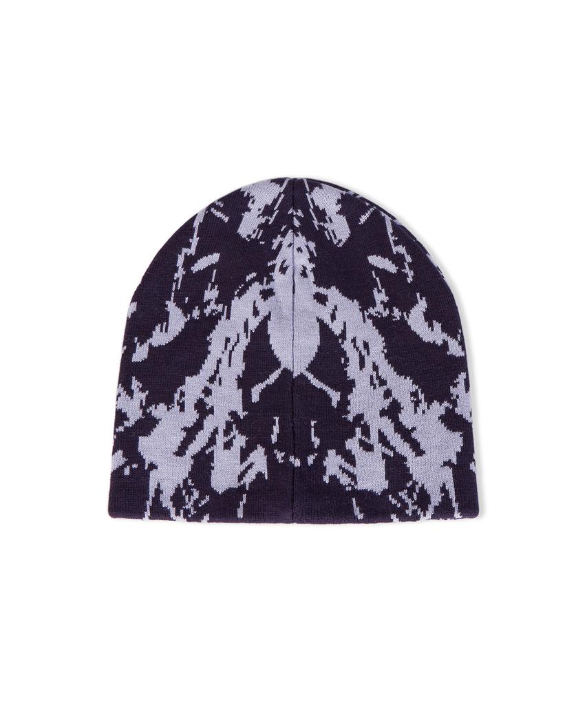 Bajal Va Spread Square Jacquard Beanie Purple
