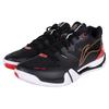 Li Ning Saga II SE Gumové Protiskluzové, Odolné proti oděru, Lehké Nízké Badmintonové boty Unisex Černá Červená AYZU001-3