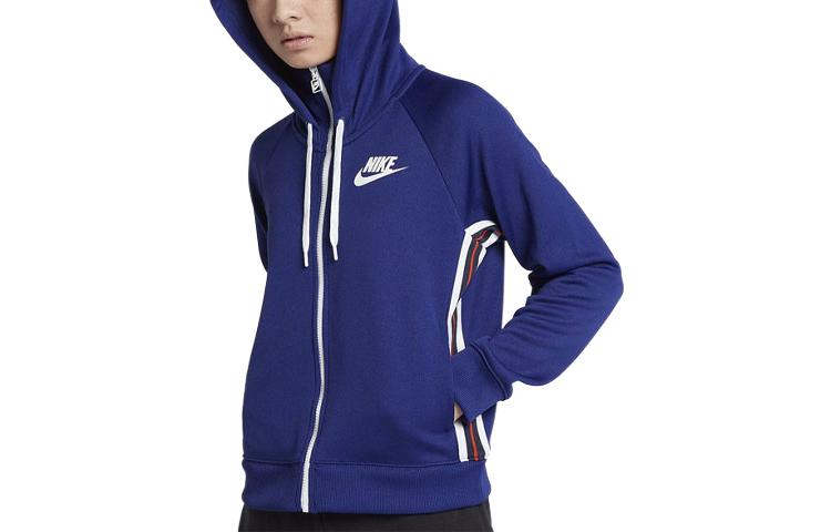 Nike Jackets Women s Blue Purple Hooded Moderate Other 932432-590 XS