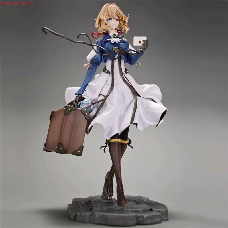 Anime Violet Evergarden 1/7 Scale Figure Collectible Model Doll Toys Gift 25cm