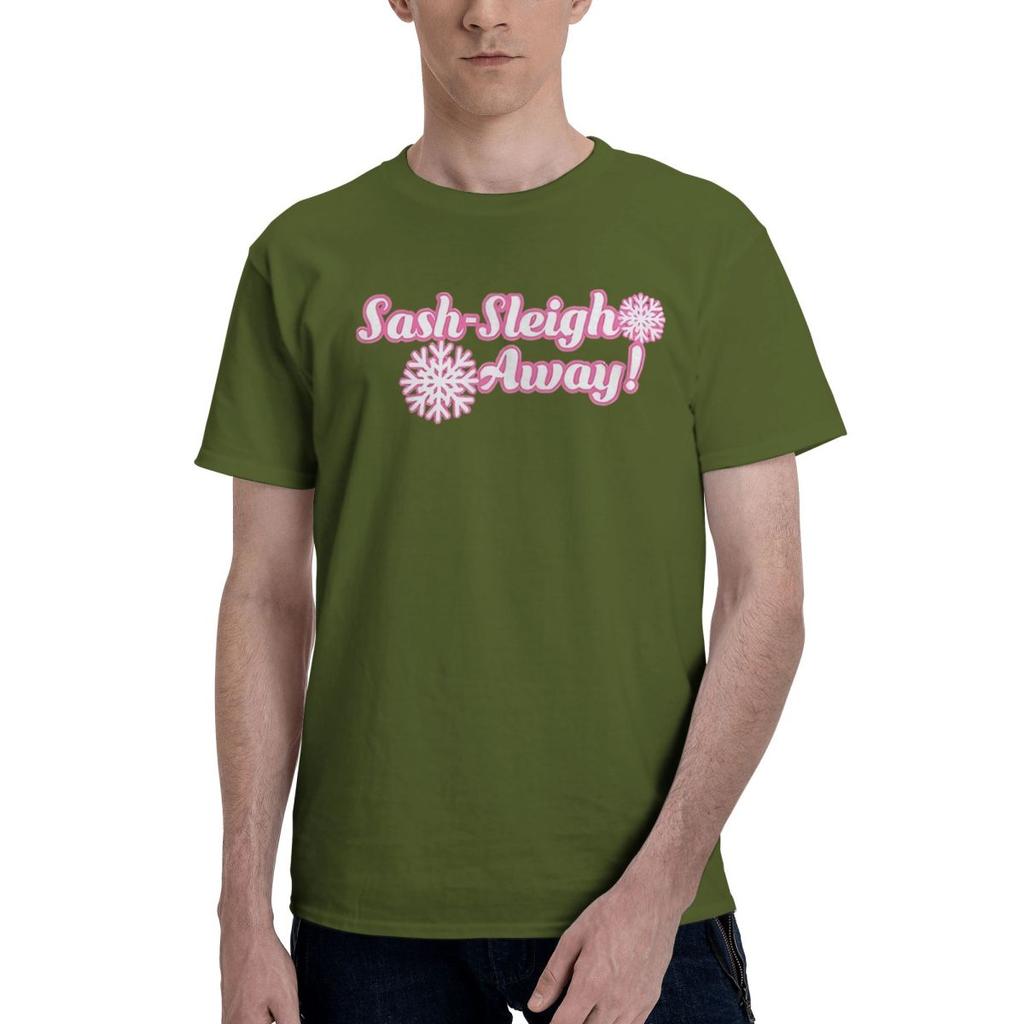 SashSleigh Away 100 Cotton Casual Breathable Confortable Tshirt High End Mens Clothing Tshirts Men