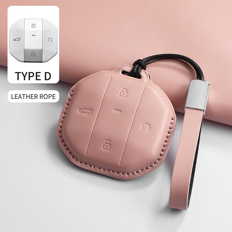 For Jetour Freedom T1 Jetour Freedom T2 Traveller Car Case Vehicle Mounted Key Cover Pu Leather Car Key Shell Case Accessories