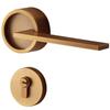 Anti-theft Design Door Handle Lock Zinc Zinc Zinc Alloy Deadbolt Lock Round Door Lock  Bedroom Door