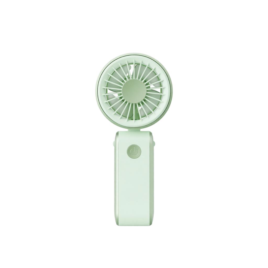Portable Handheld Rechargeable Fan with 3 Adjustable Speed Settings and 1 to 3 Hours Battery Life Compact Design for Personal Use
