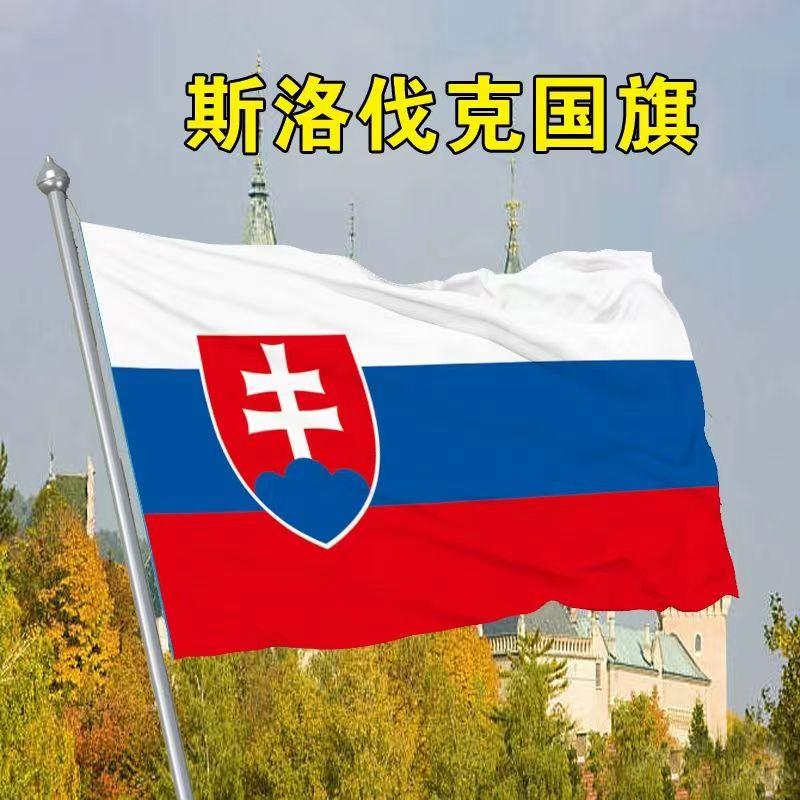 Slovakia Banner National Flag Slovakia Flag Slovak Banner 90*150cm Hanging Office/Activity Parade Festival for Home Decoration 90 x 150cm белый