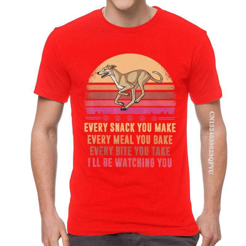 Greyhound T Shirts Men Novelty T Shirts Whippet Sighthound Dog Lover Tshirts Cotton Oversized Tee Tops Kawaii Clothes