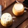 400ml Creative Glass Coffee Cup Pumpkin Glass Mug for Tea Milk Juice, Modern Breakfast Drinkware with Handle, Cute Gift Idea
