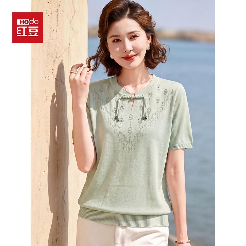 Hodo Women s Summer New Chinese Style Knit Top 2XL