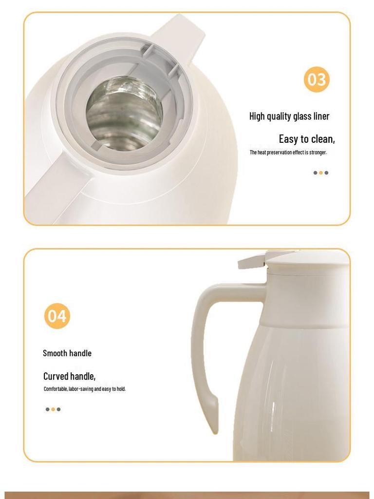 Large Capacity Insulated Teapot & Kettle for Dorms