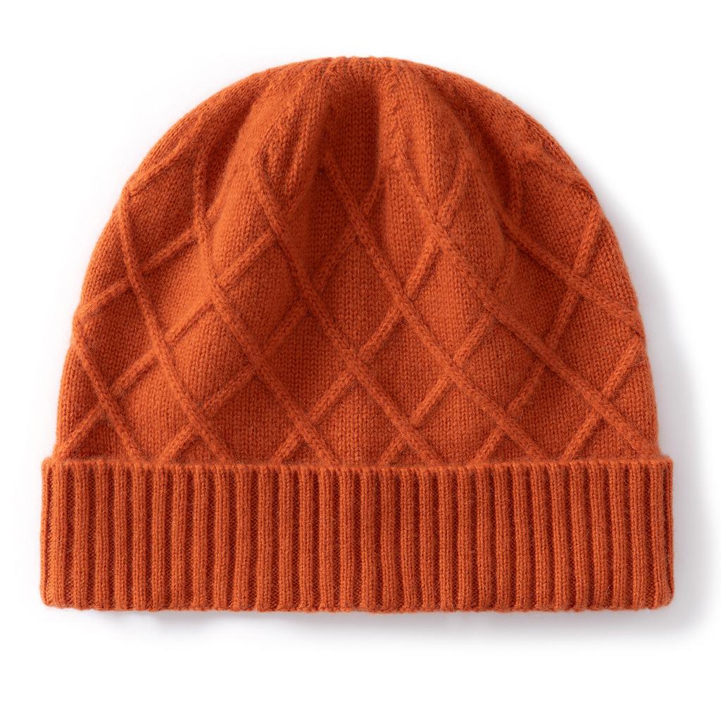 New cashmere pullover knitted hat twisted knitted fashion hat hot-selling knitted hat wool hat