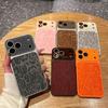 Leopard Print iPhone 17 Pro Max/16 Case with Fine Holes
