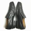 GEOX Slip-On Side Gore Business Shoes Size 41 25.5-26.0 Black Men’s(USED)