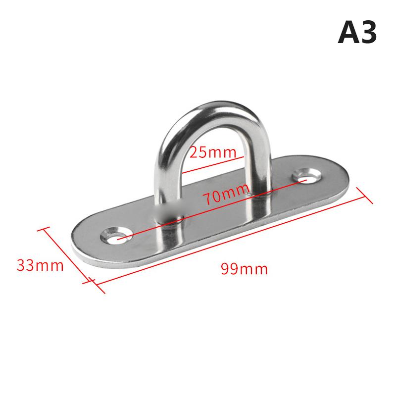Haczyk Koronowy Ścienny Haczyk Sufitowy Okucia Stal Nierdzewna Płytka Oczkowa Prostokątna Płytka Oczkowa Metalowa Klamra Pierścieniowa Haczyk Klamra Pokładowa Klamra