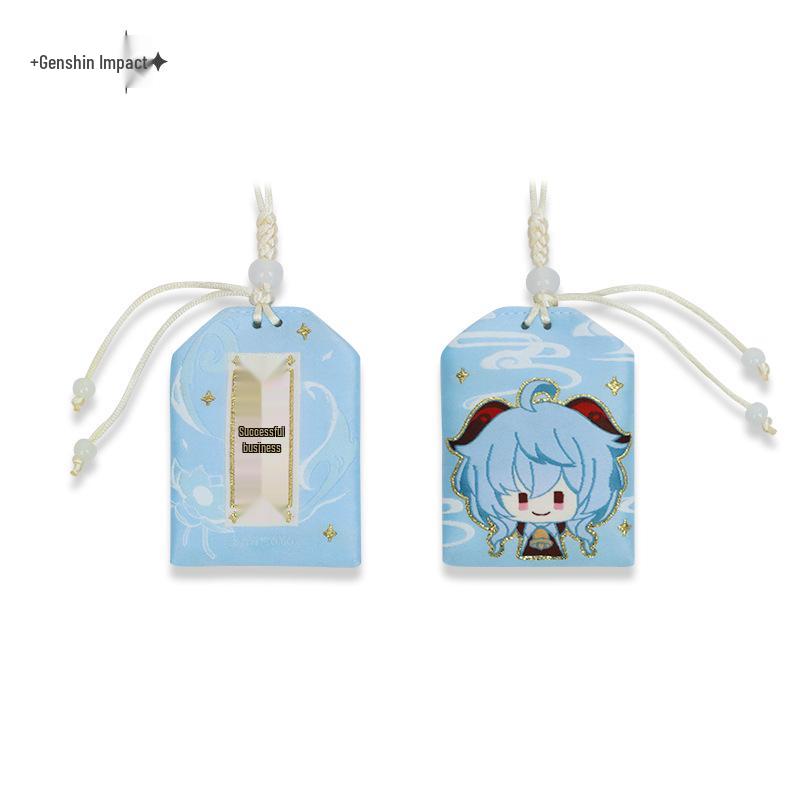 In Stock: Genshin Impact Character Badges & Keychains - Furina & Kazuha Series