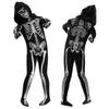 Kinder Halloween Kostüm Skelett Geist Leuchtet im Dunkeln Cosplay Overall Party Bühnenauftritt