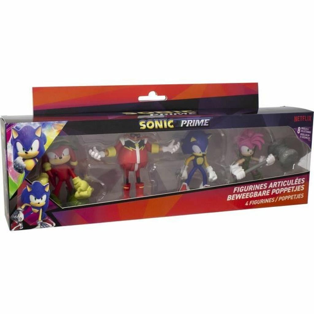 Gelenkfiguren Sonic Prime 4 Stück